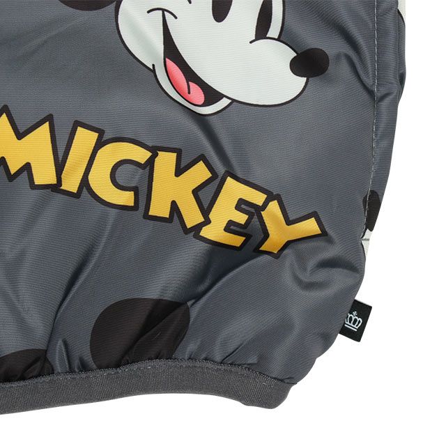 【ベビードール】ミッキー リバーシブルアウター 9900K / ベビーサイズ キッズ トップス 長袖 アウター ブルゾン ジャケット ジャンパー フリース 中綿 軽い 秋冬