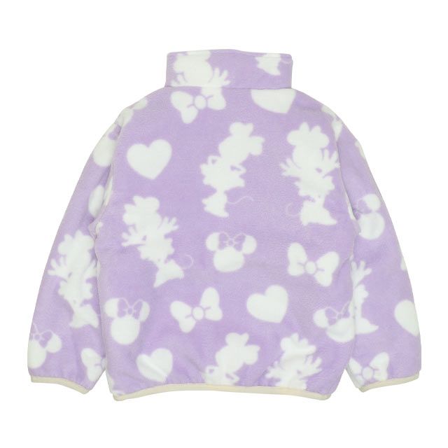 【ベビードール】ミニー リバーシブルアウター 9900K / ベビーサイズ キッズ トップス 長袖 アウター ブルゾン ジャケット ジャンパー フリース 中綿 軽い 秋冬