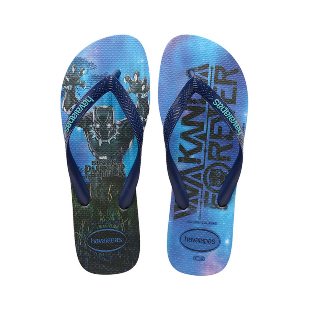 公式 ショップディズニー Havaianas Marvel ブラック パンサー Top サンダル