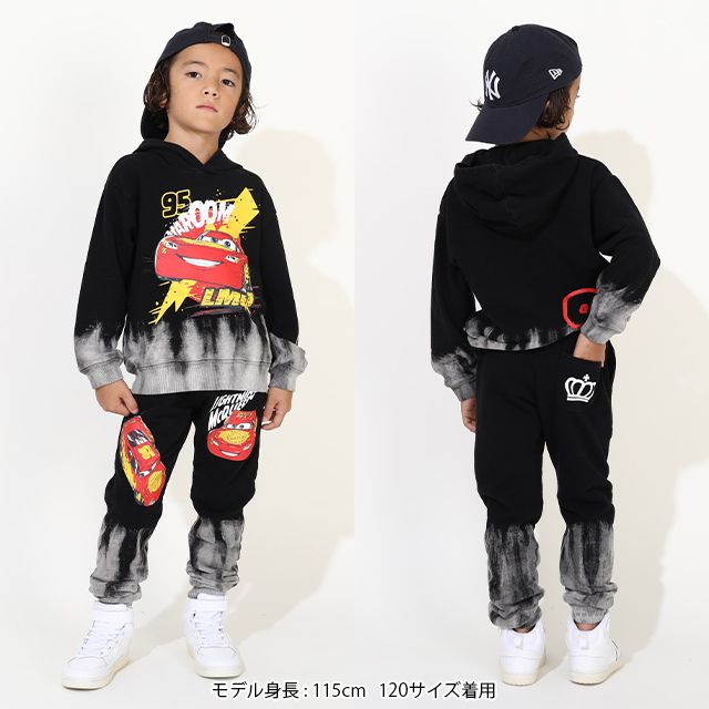 【ベビードール】ライトニング・マックイーン カーズ ブリーチ裏毛ロングパンツ 9973K (トップス別売り) 子供服 キッズ 男の子 女の子