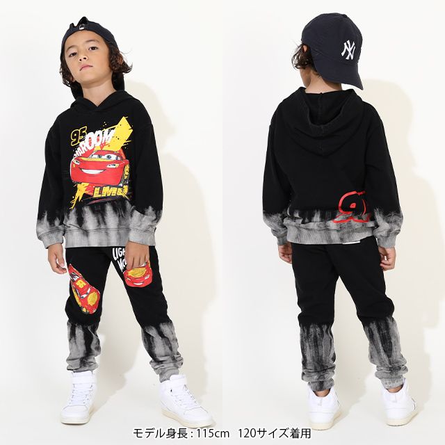 【ベビードール】ライトニング・マックイーン カーズ ブリーチ裏毛パーカー 9974K (ボトムス別売り) 子供服 キッズ 男の子 女の子
