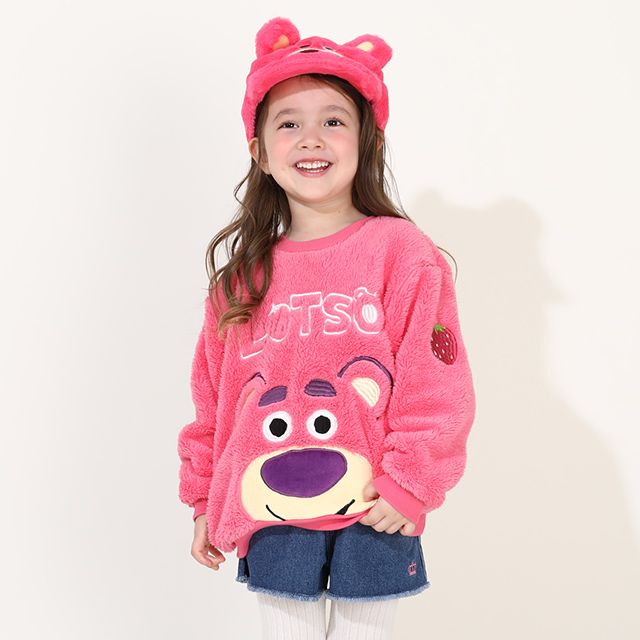 【ベビードール】ロッツォ ボアトレーナー 9979K / トイ・ストーリー ベビーサイズ キッズ トップス 長袖 シャギーボア素材 もこもこ 秋冬