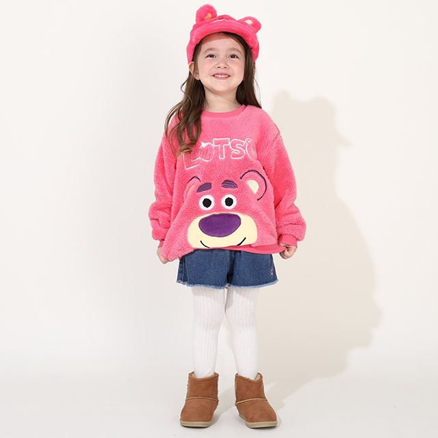 【ベビードール】ロッツォ ボアトレーナー 9979K / トイ・ストーリー ベビーサイズ キッズ トップス 長袖 シャギーボア素材 もこもこ 秋冬