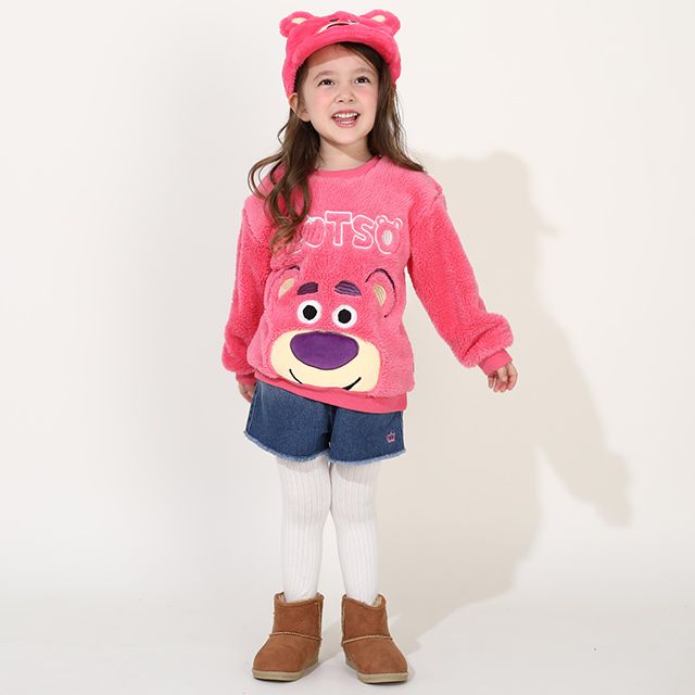 【ベビードール】ロッツォ ボアトレーナー 9979K / トイ・ストーリー ベビーサイズ キッズ トップス 長袖 シャギーボア素材 もこもこ 秋冬