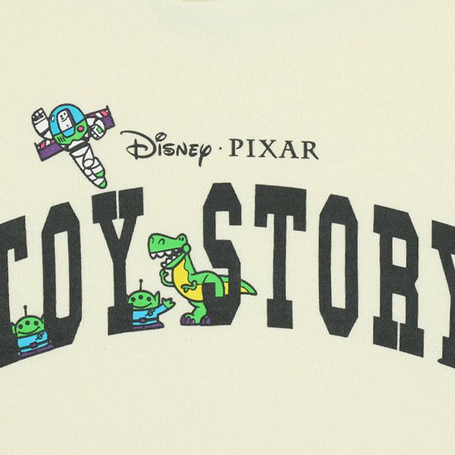 【ベビードール】親子お揃い トイ・ストーリー 裏起毛パーカー 9980K / ベビーサイズ キッズ トップス 長袖 秋冬 裏起毛 ウッディ バズ ジェシー リトルグリーンメン レックス