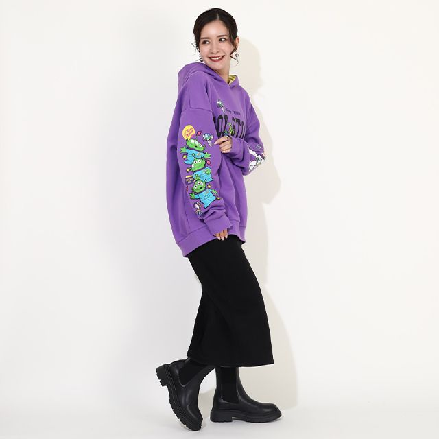 【ベビードール】ウッディ バズ・ライトイヤー ジェシー エイリアン 親子お揃い トイ・ストーリー 裏起毛パーカー 9980A メンズ レディース