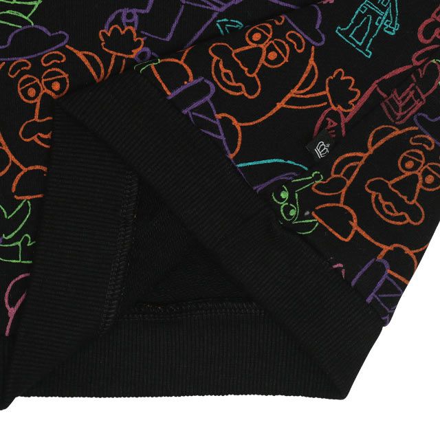 【ベビードール】トイ・ストーリー 親子お揃い 裏毛総柄トレーナー 9982K / ベビーサイズ キッズ リンクコーデ ペアルック 親子コーデ トップス 長袖 プルオーバー スウェット トレーナー