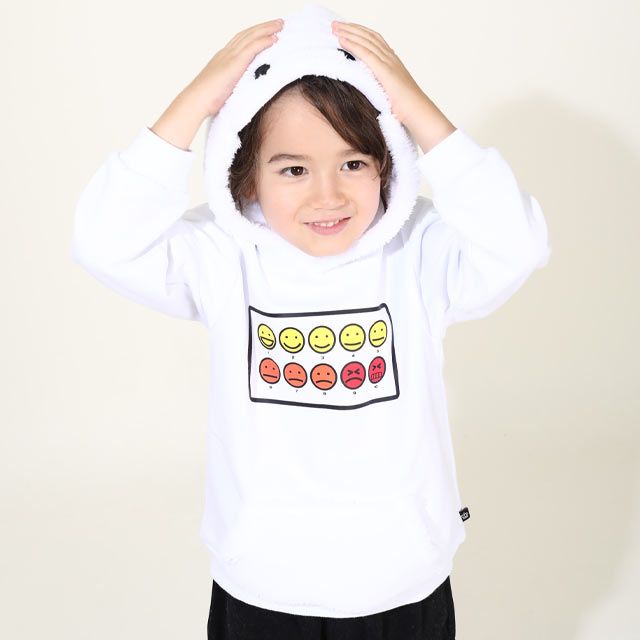 【ベビードール】ベイマックス なりきるフードボア裏起毛パーカー 9985K / ベビーサイズ キッズ トップス 長袖 ボア もこもこ 秋冬 仮装 コスチューム コスプレ