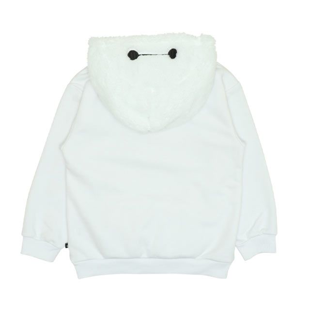 【ベビードール】ベイマックス なりきるフードボア裏起毛パーカー 9985K / ベビーサイズ キッズ トップス 長袖 ボア もこもこ 秋冬 仮装 コスチューム コスプレ