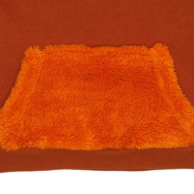 【ベビードール】チップ なりきるフードボア裏起毛パーカー 9985K / ベビーサイズ キッズ トップス 長袖 ボア もこもこ 秋冬 仮装 コスチューム コスプレ