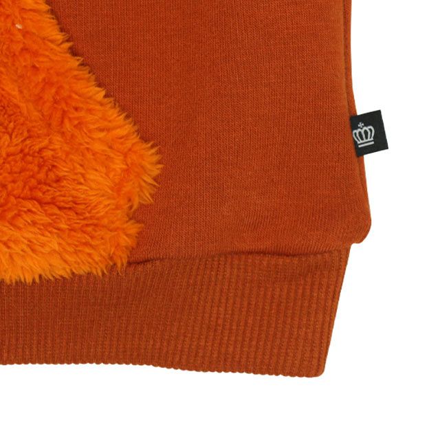 【ベビードール】デール なりきるフードボア裏起毛パーカー 9985K / ベビーサイズ キッズ トップス 長袖 ボア もこもこ 秋冬 仮装 コスチューム コスプレ