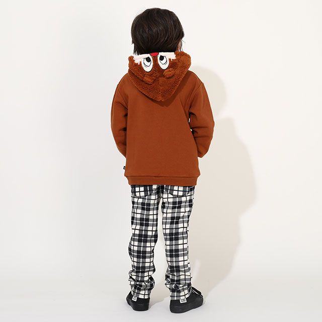 【ベビードール】デール なりきるフードボア裏起毛パーカー 9985K / ベビーサイズ キッズ トップス 長袖 ボア もこもこ 秋冬 仮装 コスチューム コスプレ