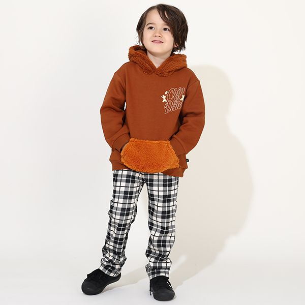 【ベビードール】デール なりきるフードボア裏起毛パーカー 9985K / ベビーサイズ キッズ トップス 長袖 ボア もこもこ 秋冬 仮装 コスチューム コスプレ