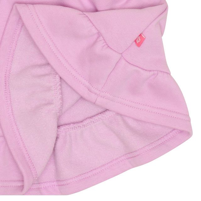 【ベビードール】ラプンツェル プリンセス / フリル裏起毛ワンピース 9988K / キッズ ワンピ 長袖 スカート フード付き ボリューム袖 ウエストゴム入り ガーリー 秋冬