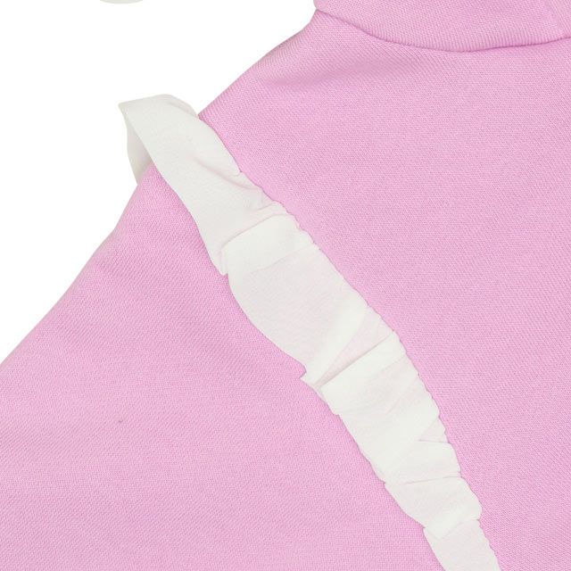 【ベビードール】アリエル プリンセス / フリル裏起毛ワンピース 9988K / キッズ ワンピ 長袖 スカート フード付き ボリューム袖 ウエストゴム入り ガーリー 秋冬