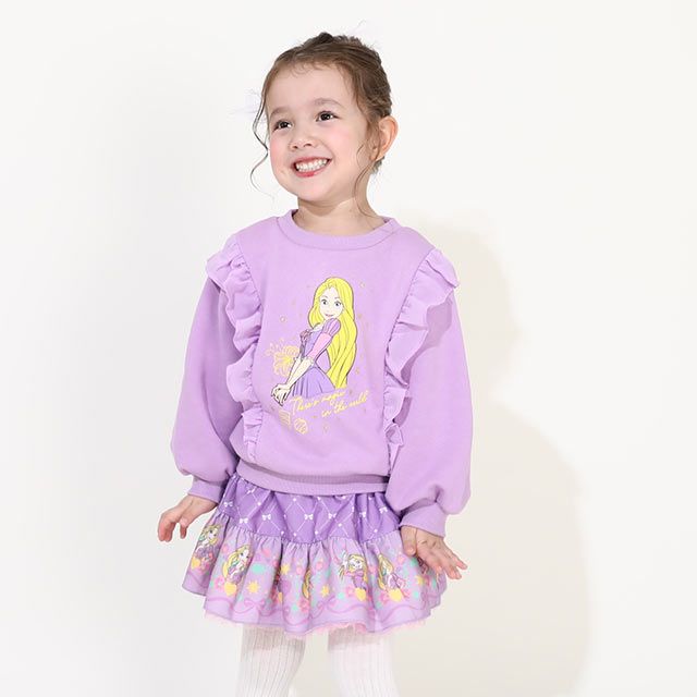 【ベビードール】ラプンツェル プリンセス / フリル裏起毛トレーナー 9989K ベビードール BABYDOLL ベビー キッズ 女の子 DISNEY★Collection