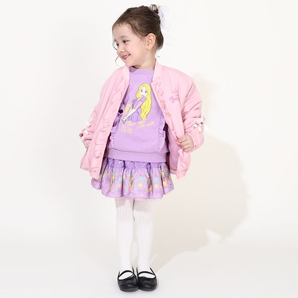 【ベビードール】ラプンツェル プリンセス / フリル裏起毛トレーナー 9989K ベビードール BABYDOLL ベビー キッズ 女の子 DISNEY★Collection