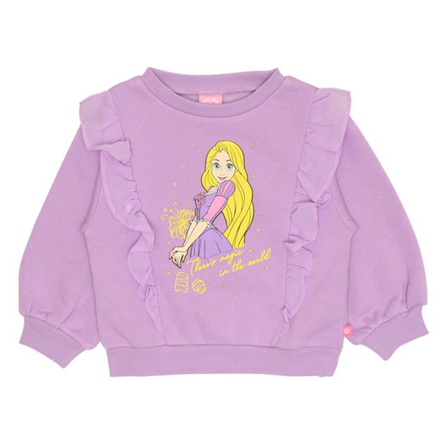【ベビードール】ラプンツェル プリンセス / フリル裏起毛トレーナー 9989K ベビードール BABYDOLL ベビー キッズ 女の子 DISNEY★Collection
