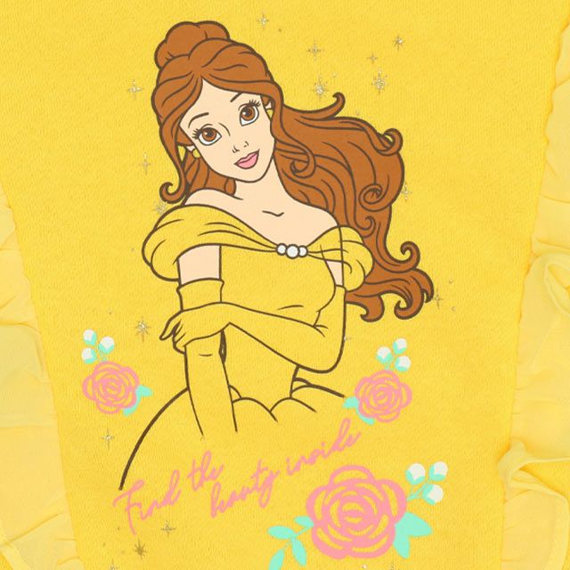 【ベビードール】ベル プリンセス / フリル裏起毛トレーナー 9989K / キッズ トップス 長袖 ボリューム袖 ガーリー 秋冬