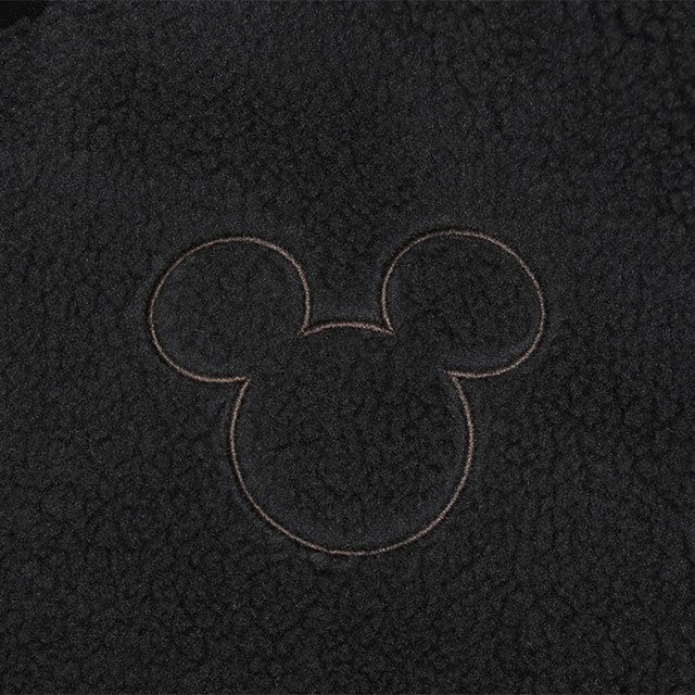 【ベビードール】ミッキー 中綿ボアブルゾン 9990K / ベビーサイズ キッズ トップス 長袖 アウター ブルゾン ジャケット 羽織 コート 秋冬 もこもこ 防寒