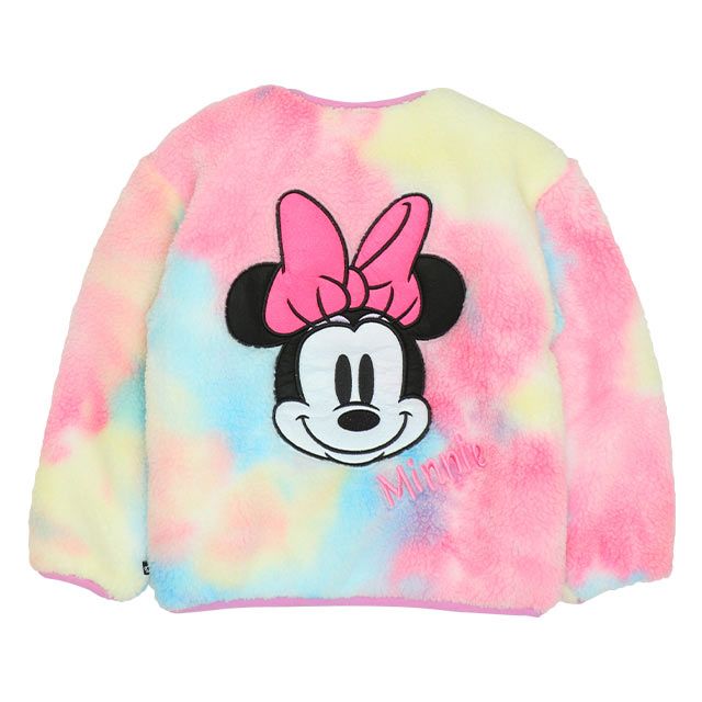 【ベビードール】ミニー 中綿ボアブルゾン 9990K / ベビーサイズ キッズ トップス 長袖 アウター ブルゾン ジャケット 羽織 コート 秋冬 もこもこ 防寒