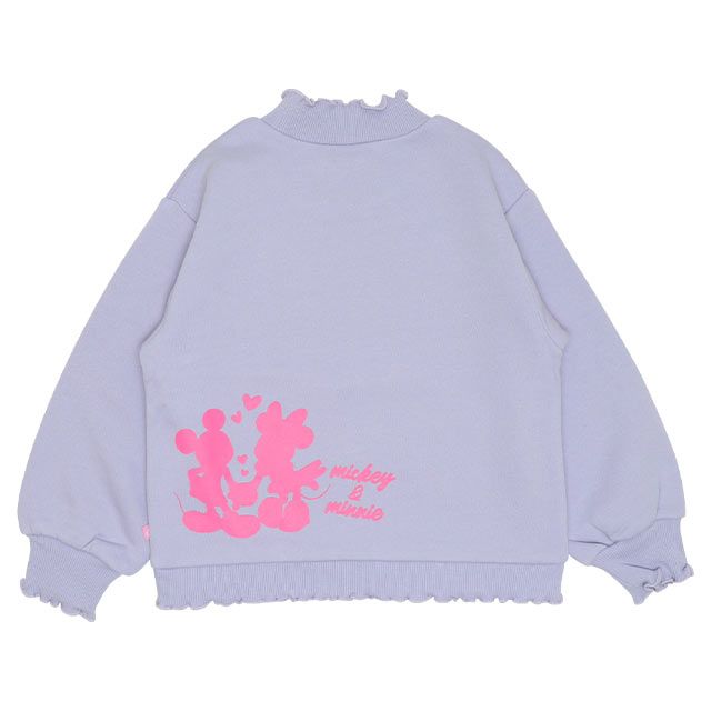 【ベビードール】ミニー フリルリブ裏起毛トレーナー 9992K