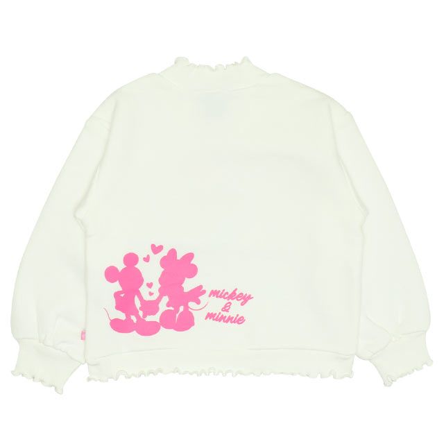 【ベビードール】ミニー フリルリブ裏起毛トレーナー 9992K