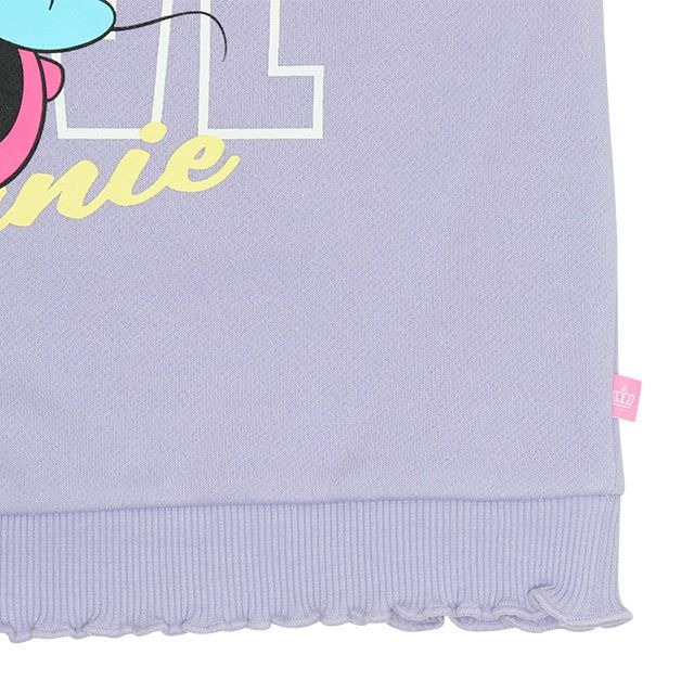 【ベビードール】ミニー フリルリブ裏起毛トレーナー 9992K
