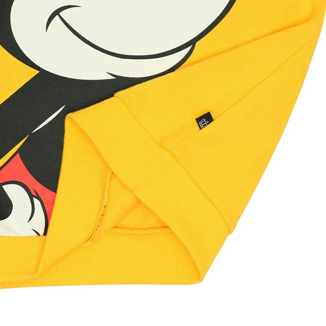 【ベビードール】ミニー BIGフェイス裏起毛トレーナー 9994K / ベビーサイズ キッズ トップス 長袖 裏起毛 秋冬