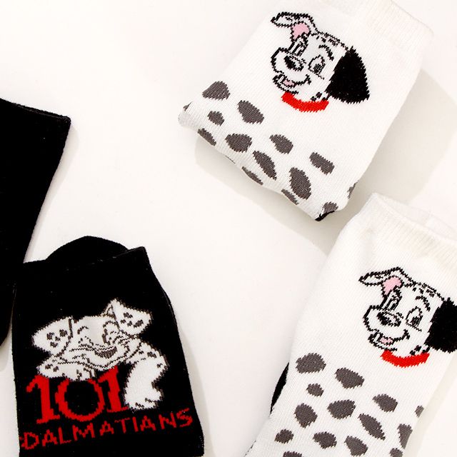 【ベビードール】１０１匹わんちゃん ソックスセット7089 / ベビーサイズ キッズ くつ下 靴下 3足セット 3足組み 3点セット プチプラ 10-13cm・13-16cm滑り止め付き