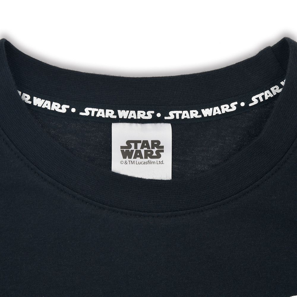 スター・ウォーズ ダース・ベイダー 半袖Tシャツ カラーロゴ ブラック