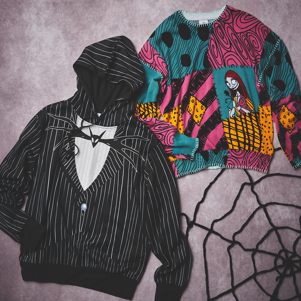 ジャック・スケリントン 長袖パーカー Tim Burton's The Nightmare before Christmas