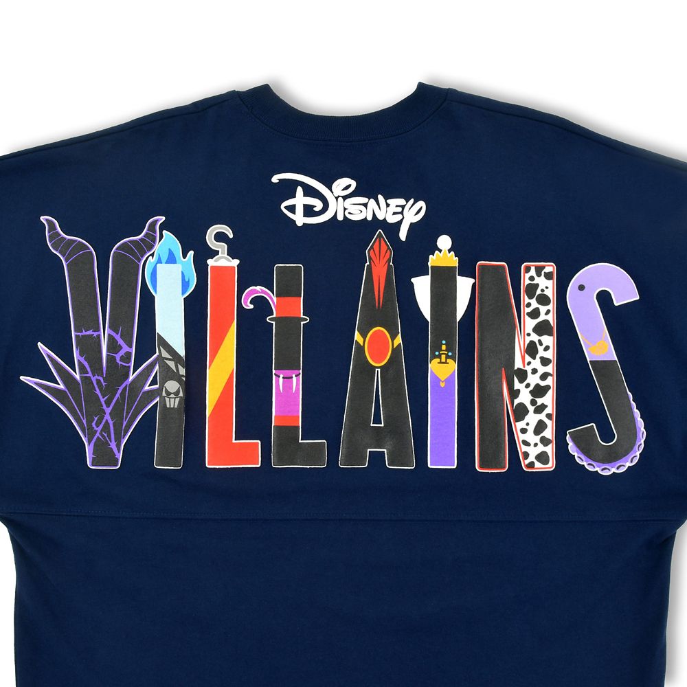 【Spirit Jersey】ディズニーヴィランズ 長袖Tシャツ Disney Villains