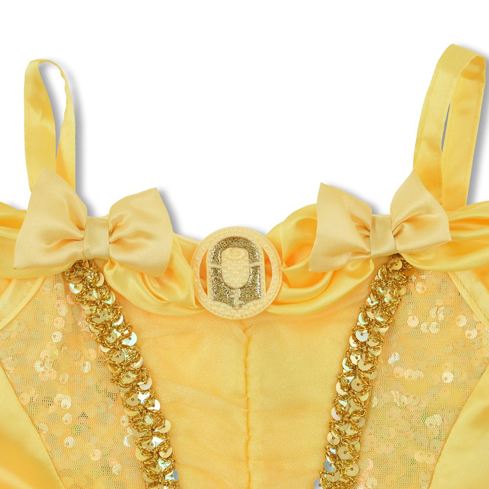 ベル キッズ用ドレス リボン イエロー 100 110 120 130