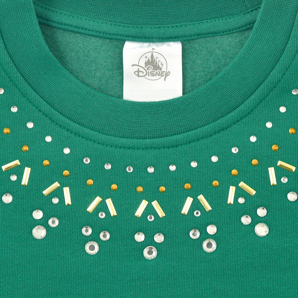 ミッキー＆ミニー 長袖トレーナー グリーン DISNEY CHRISTMAS