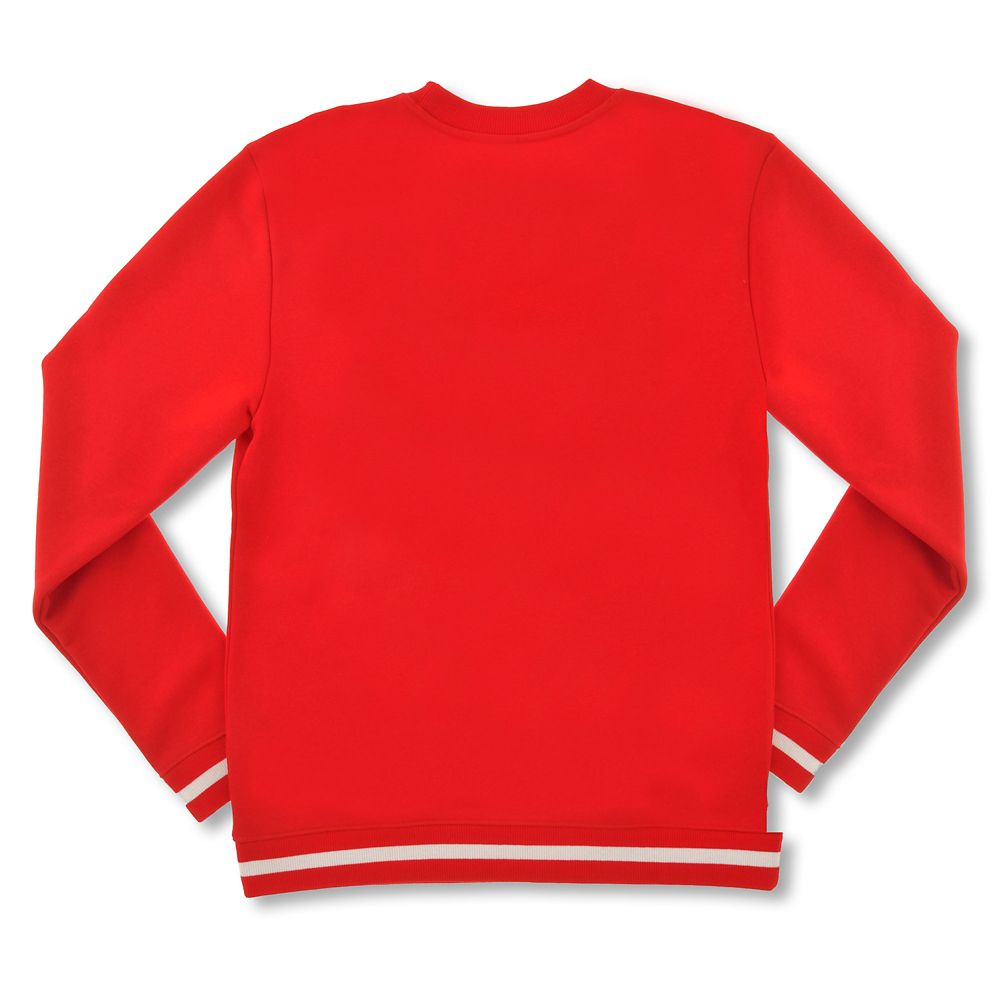 ミッキー 長袖トレーナー レッド L XL Mickey Mouse Club 70th