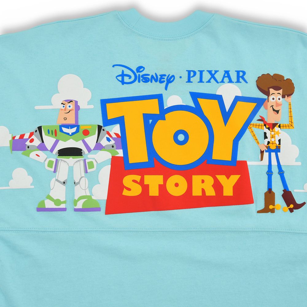 【Spirit Jersey】ウッディ＆バズ・ライトイヤー、リトル・グリーン・メン／エイリアン 長袖Tシャツ TOY STORY 30th
