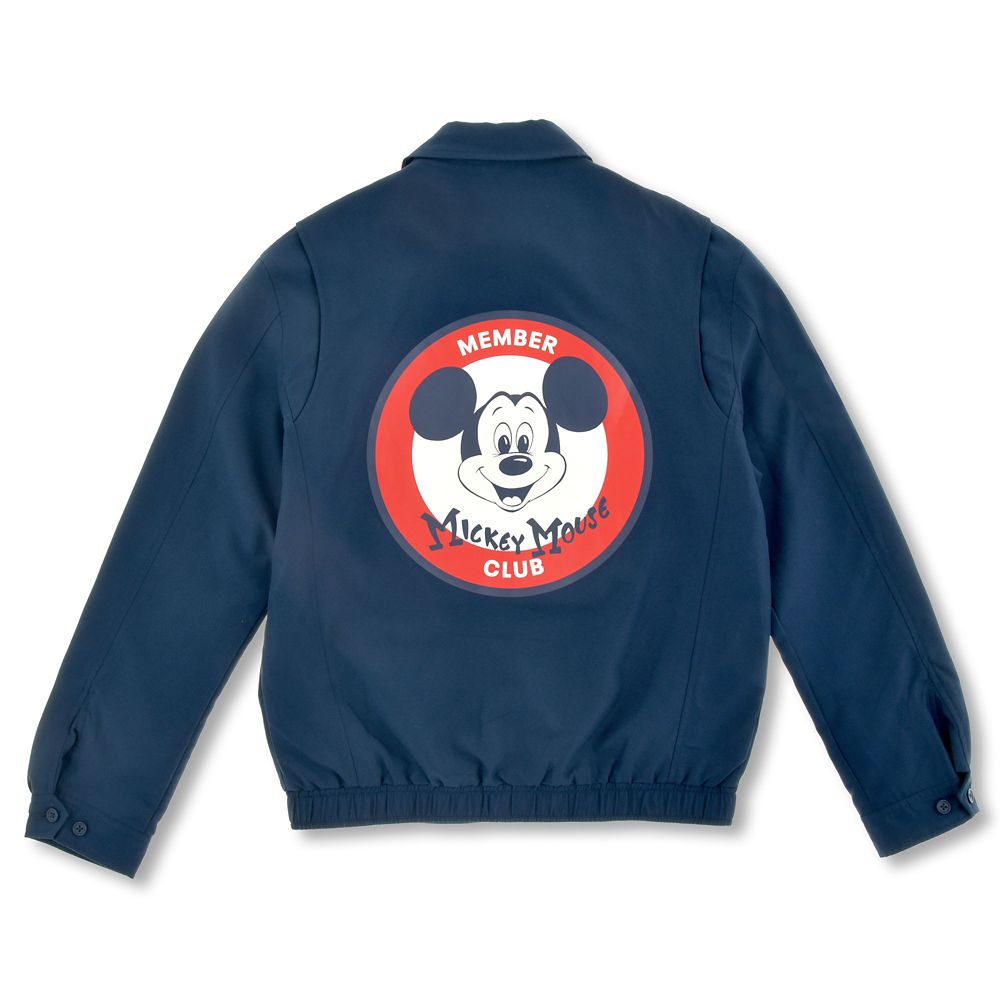 ミッキー ブルゾン ブルー M L XL Mickey Mouse Club 70th
