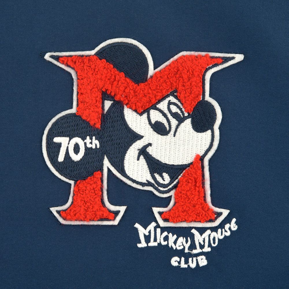 ミッキー ブルゾン ブルー M L XL Mickey Mouse Club 70th
