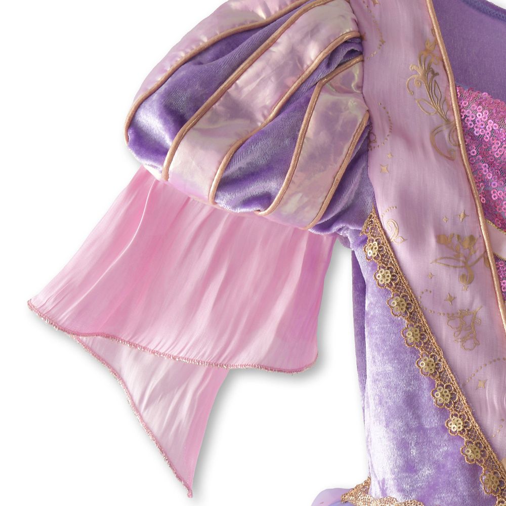 ラプンツェル キッズ用ドレス パープル デラックス 110 120