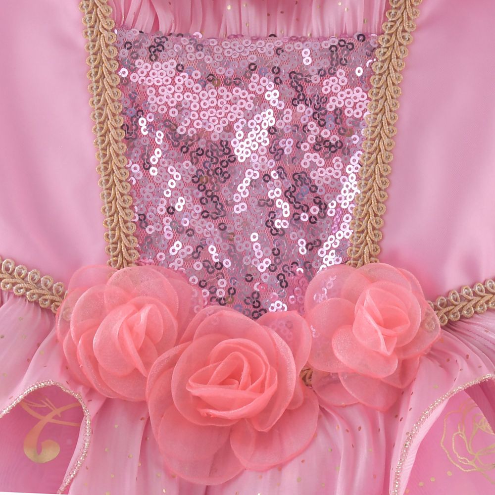 オーロラ姫 キッズ用ドレス デラックス ピンク 110 120