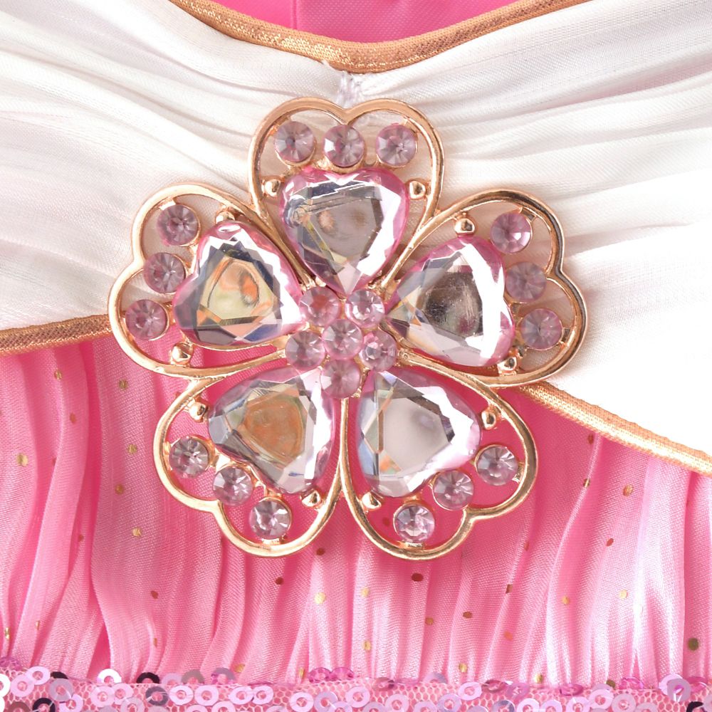 オーロラ姫 キッズ用ドレス デラックス ピンク 110 120