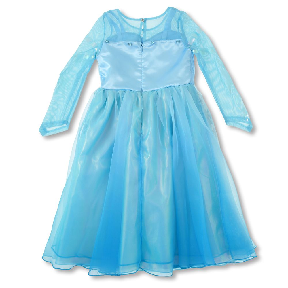 エルサ キッズ用ドレス デラックス ブルー 110 120