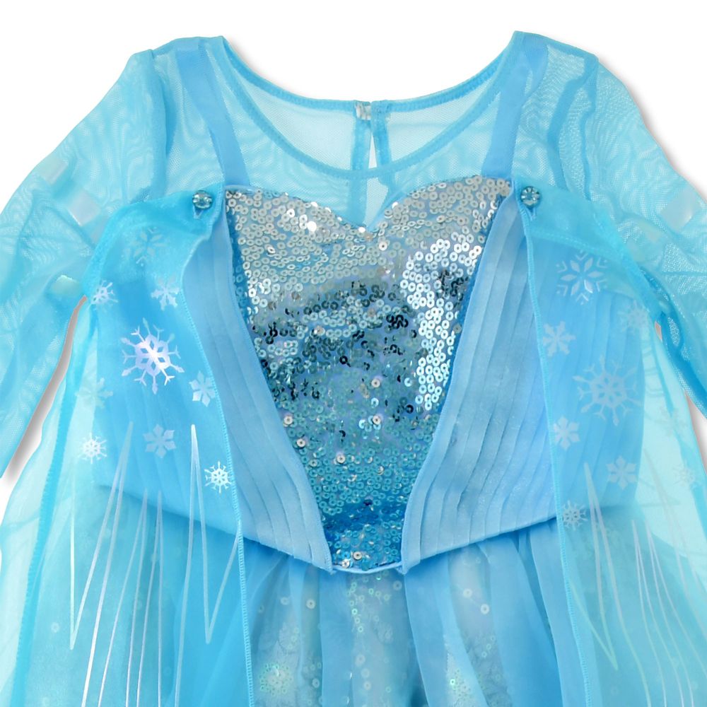 エルサ キッズ用ドレス デラックス ブルー 110 120