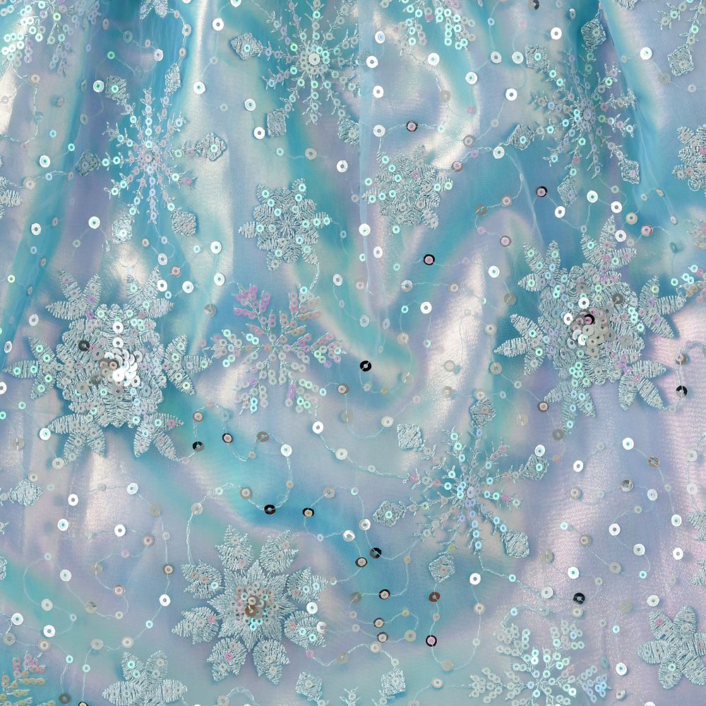 エルサ キッズ用ドレス デラックス ブルー 110 120