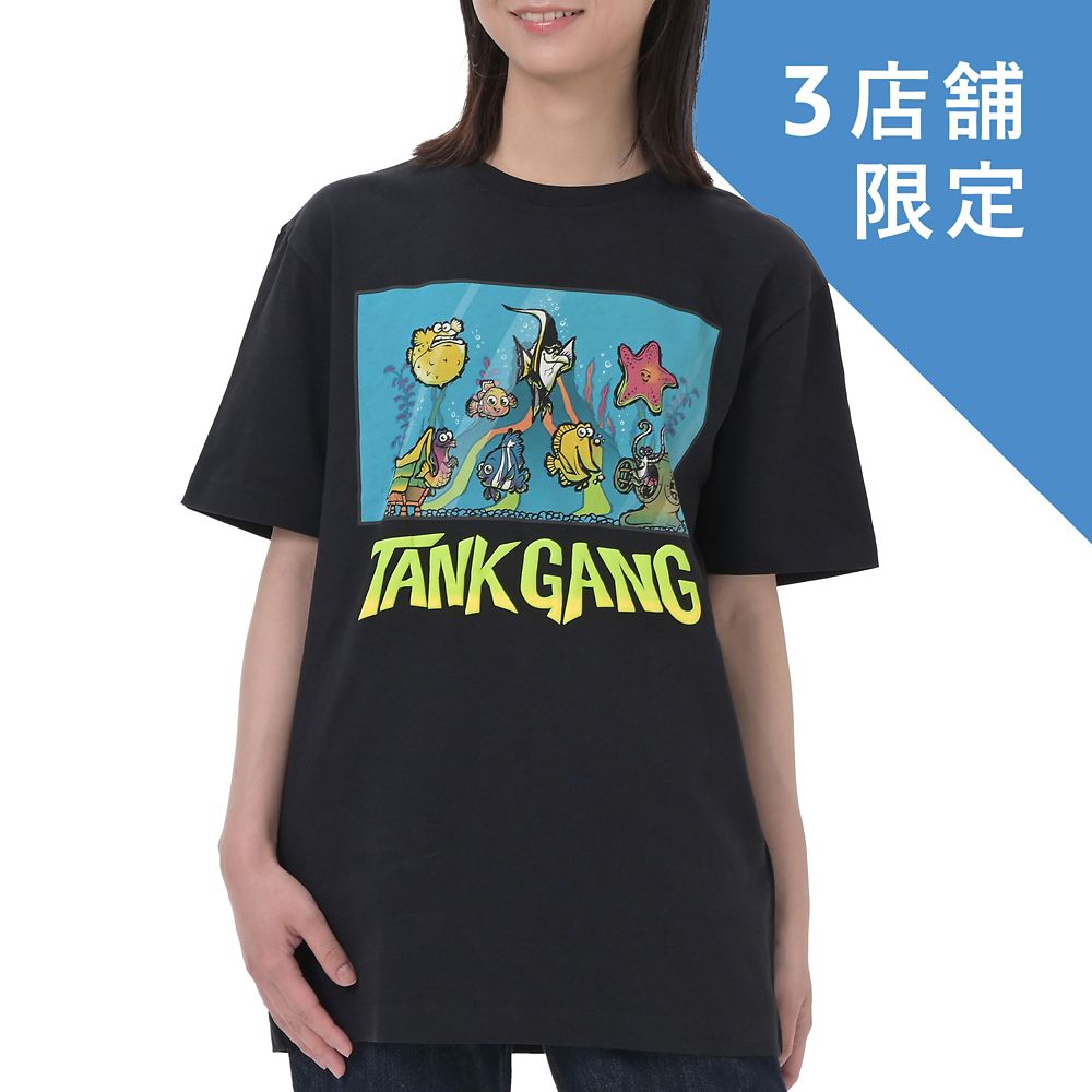 ファインディング・ニモ 半袖Tシャツ ブラック L XL Nemo Tank Gang