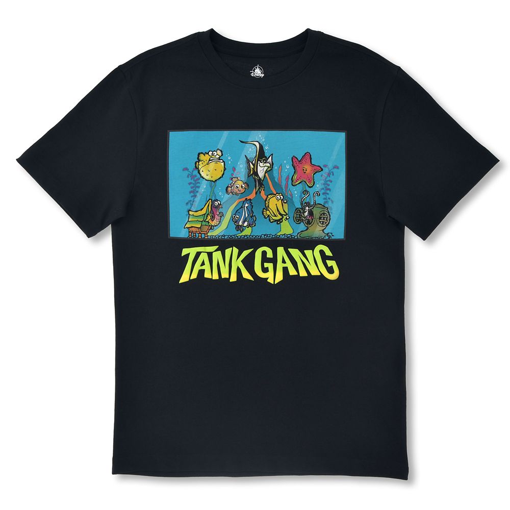 ファインディング・ニモ 半袖Tシャツ ブラック L XL Nemo Tank Gang