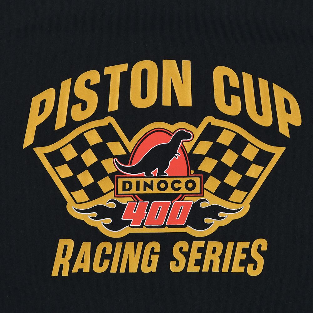 カーズ 半袖Tシャツ Dinoco 400 Piston Cup Racing Series Cars 20th