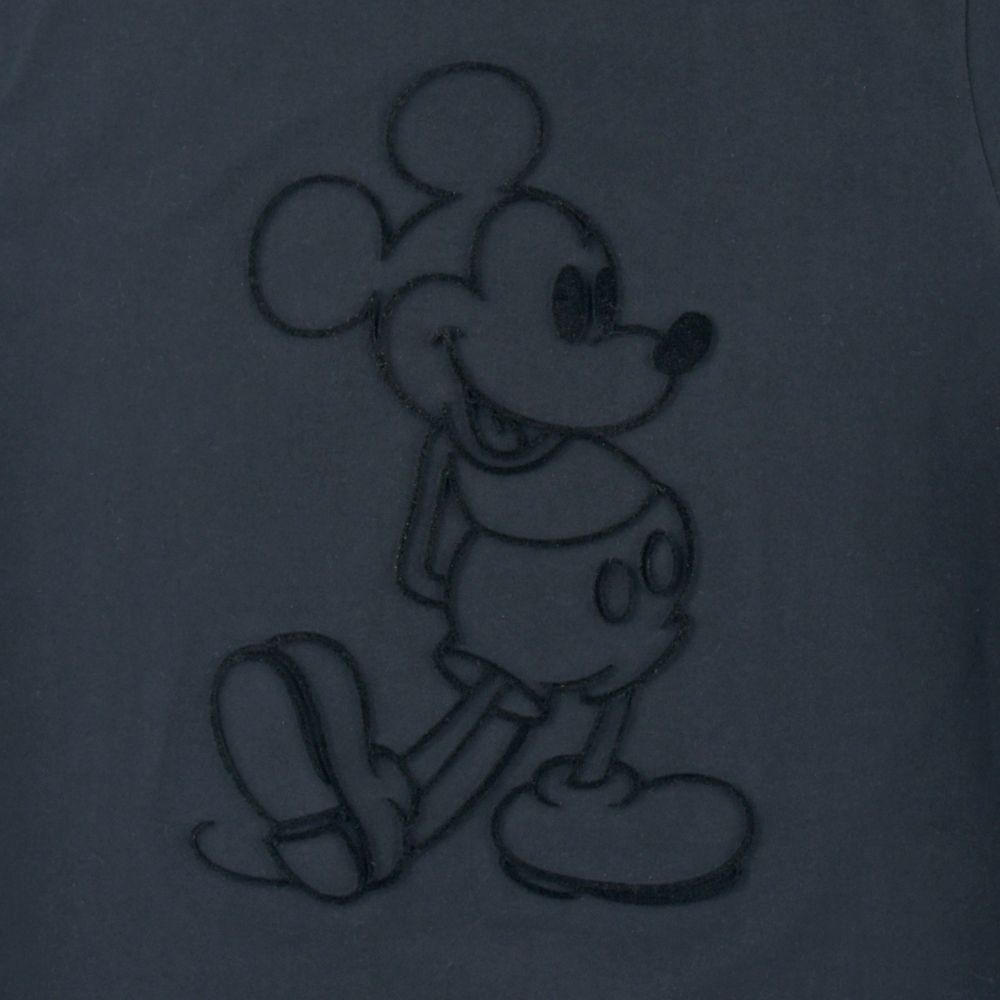 ミッキー 半袖Tシャツ スタンディングポーズ ブラック M L MAGICAL LABEL