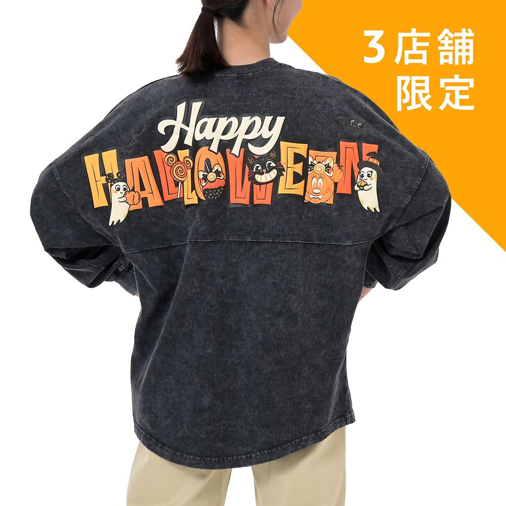 【Spirit Jersey】ミッキー＆ミニー 長袖Tシャツ Disney Halloween 2026